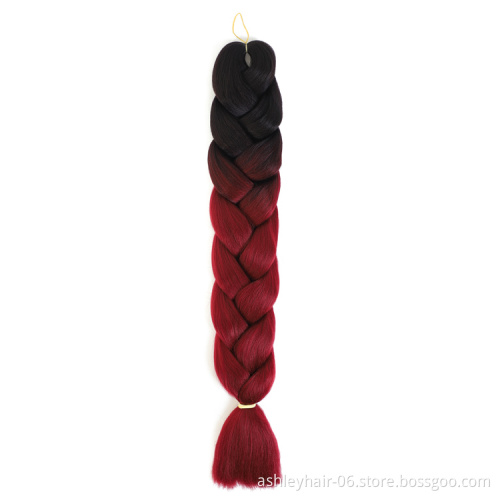 Wholesale Synthetic Hair 32inch 165g Ultra Braid Hair Premium Synthetic Jumbo Braid Hair